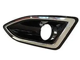 Грати бампера Ford Edge 15-18 ліва (FPS) з отвором