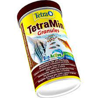 Корм TetraMin Granules 250 ml. Корм в гранулах для аквариумных рыбок.