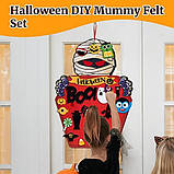 D-FantiX Декор для Хелловіна, мумії для дітей із клейкими прикрасами, ігри для вечірок на Гелловін, фото 5