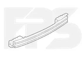 Підсилювач заднього бампера Ford Edge 18- (Тайвань) підсилювач