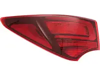 Фонарь левый Hyundai Santa Fe III 16-18 (Depo) наружный, под лампы, без LED 924014Z500