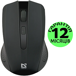 Безпровідна мишка Defender Accura MM-935, чорна, комп'ютерна миша дефендер для ПК та ноутбука