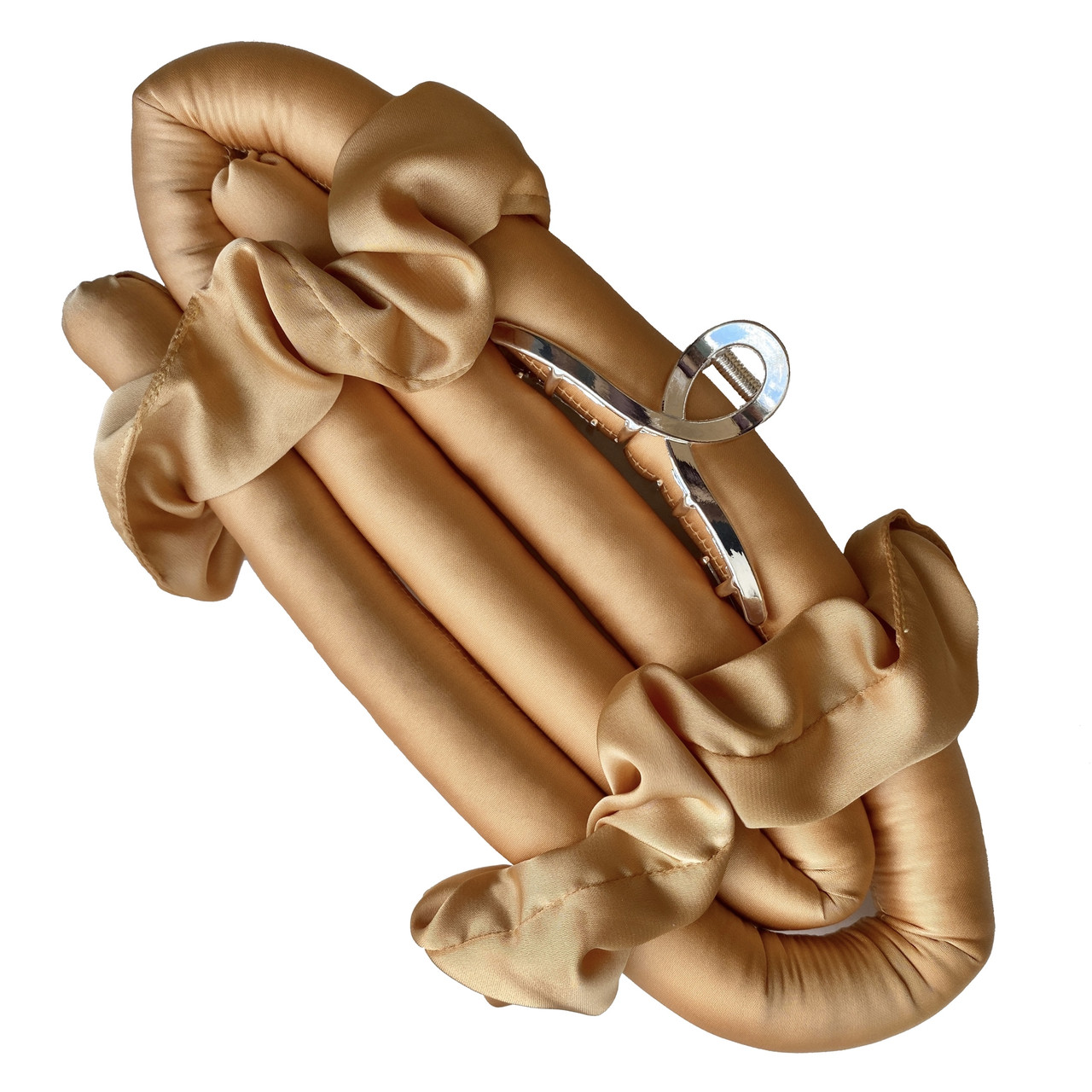 Мягкие Бигуди для Холодной Завивки Волос и Создания Локонов (золотые ...