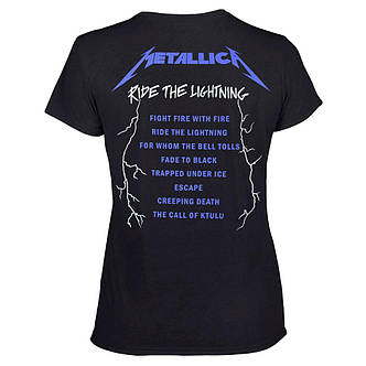 Футболка жіноча METALLICA Ride The Lightning, фото 4