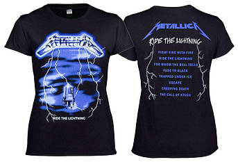Футболка жіноча METALLICA Ride The Lightning, фото 1