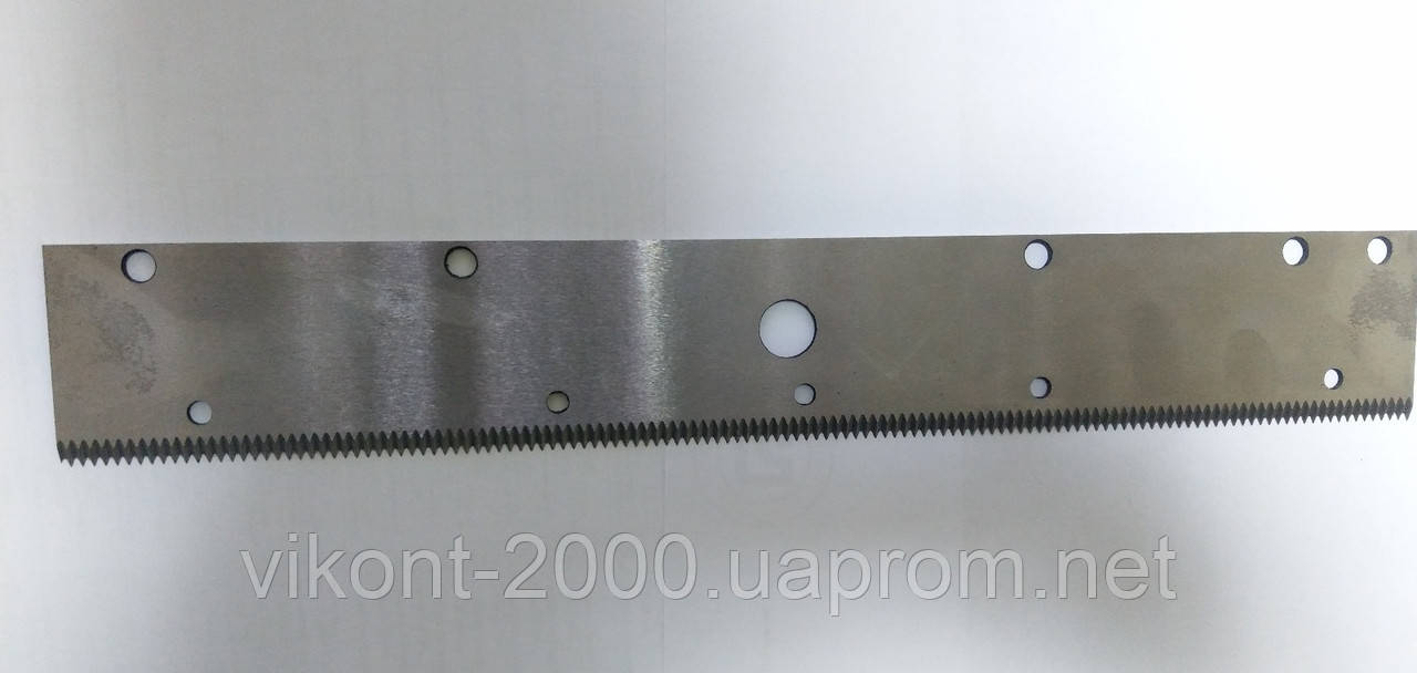 Нож зубчатый 335х50х1,8 мм для промышленного станка - фото 2 - id-p1671235815