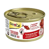 Вологий корм для кішок GimCat Superfood 70 г х 12 шт (тунець і томати)