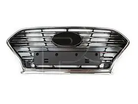 Решітка радіаторна Hyundai Sonata LF 17-19 (Тайвань) чорна/хром