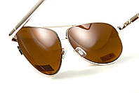Окуляри захисні Global Vision Aviator-4 (drive mirror), коричневі лінзи, фото 4