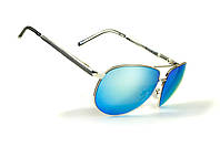 Окуляри захисні Global Vision Aviator-4 (G-Tech™ blue), сині дзеркальні лінзи, фото 3
