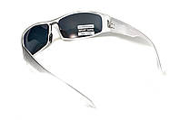 Окуляри захисні Global Vision Bad-Ass-1 Silver (G-Tech™ red) дзеркальні червоні в сріблястій металевій оправі, фото 6
