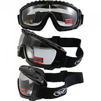 Окуляри захисні з ущільнювачем Global Vision Ballistech-1 (clear) Anti-Fog, прозорі, фото 6