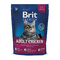 Brit Premium Cat Adult Chicken 0.3 кг сухий корм для кішок (курка)