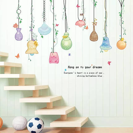 Наклейка на стіну Підвісні лампи прикраси (лист 50 х 70 см) Б353-3, фото 1