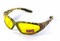 Окуляри захисні Global Vision Forest-1 (yellow) жовті в камуфльованій оправі, фото 6