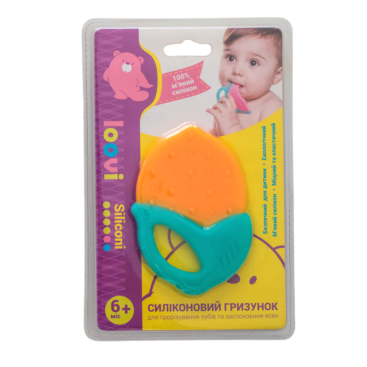 Силіконовий прорізувач для зубів Loovi, фото 1