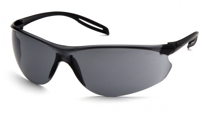 Окуляри захисні Pyramex Neshoba (gray) Anti-Fog, чорні