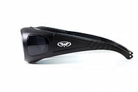 Окуляри захисні з ущільнювачем Global Vision Outfitter (gray) Anti-Fog, чорні, фото 3