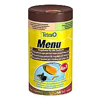 Сухий корм для акваріумних риб Tetra в пластівцях «Menu» 100 мл (для всіх акваріумних риб)