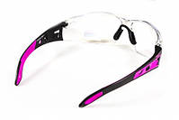 Окуляри захисні з ущільнювачем Global Vision Pink-IT (clear) прозорі, фото 7