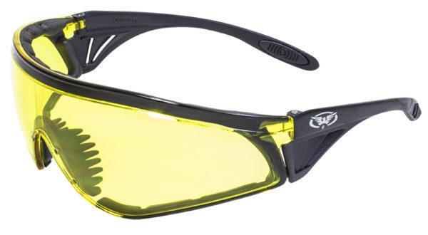 Окуляри захисні з ущільнювачем Global Vision Python (yellow) жовті