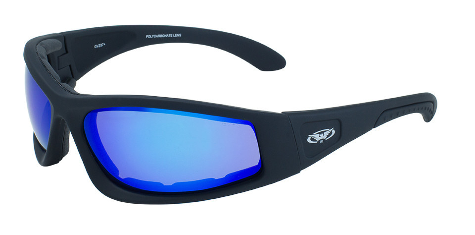 Окуляри захисні з ущільнювачем Global Vision Triumphant (G-Tech™ blue) дзеркальні сині