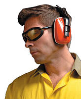 Окуляри захисні з ущільнювачем Pyramex XS3 Plus (amber) Anti-Fog, жовті, фото 4
