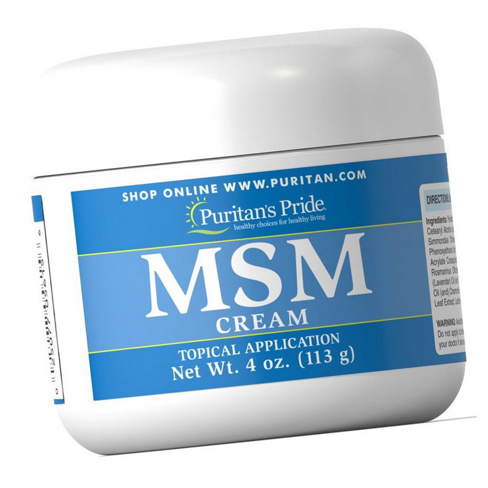МСМ для суглобів Puritan's Pride MSM Cream 113 грамм