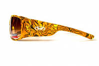 Окуляри захисні Global Vision Tiger Jazz (gradient brown) коричневі (з градієнтом), фото 4
