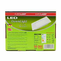 LED світильник вбудований Eurolamp 4W 4000K LED-DLS-4/4, фото 5