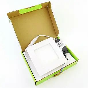 LED світильник вбудований Eurolamp 4W 4000K LED-DLS-4/4, фото 3