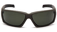 Захисні окуляри Venture Gear Tactical OverWatch Green (forest gray) Anti-Fog, чорно-зелені в зеленій оправі, фото 4