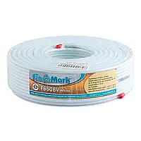 Коаксиальный телевизионный кабель FinMark RG 660 BV White