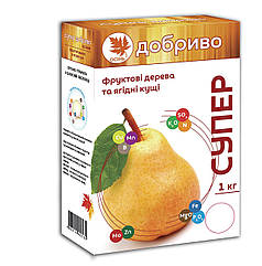 Супер Добриво Осіннє. Фруктові дерева та ягідні кущі, 1 кг, Vila