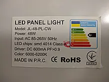 LED світильник вбудований Biom 48W 6500K JL-48-PL-CW 3878, фото 5