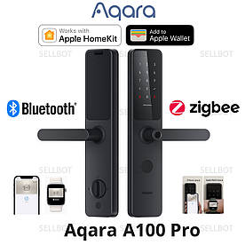 Розумний дверний замок Aqara Smart Door Lock A100 Pro Zigbee Bluetooth 5.0 (ZNMS02ES) Apple HomeKit, HomeKey
