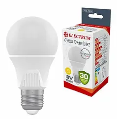 Світлодіодна лампа Electrum A60 10W PA LS-33 Elegant Е27 3000К A-LS-1913