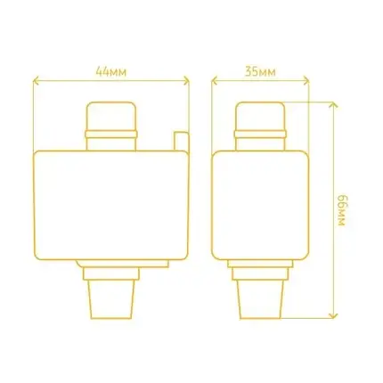 Адаптер для однофазного шинопроводу Feron LD1040 білий 7277, фото 3