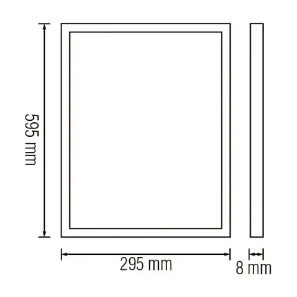 LED світлильник Horoz ZODIAC 24W 6400K білий 056-006-0024-020, фото 3