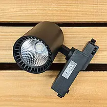 LED світильник трековий Horoz LYON 18W 4200К чорний 018-020-0018-020, фото 3