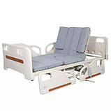 Медична электрокровать з туалетом і бічним переворотом MIRID Y03-1. Ліжко для реабілітації інваліда., фото 2