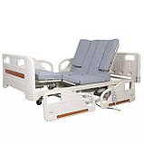 Медична электрокровать з туалетом і бічним переворотом MIRID Y03-1. Ліжко для реабілітації інваліда., фото 5
