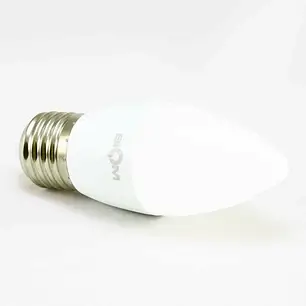 Світлодіодна лампа Biom свічка 7W E27 4500K BT-568 1426, фото 2