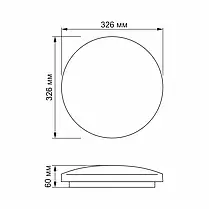 LED світильник круглий Videx 24W 4100K VL-CLR-244R, фото 2