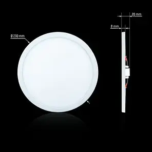 LED світильник вбудований Biom 22W 5000К коло CL-R22-5/2 14091, фото 2