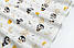 Фланель "Пінгвіни з крилами та жовті кульки", ширина 240 см, фото 3