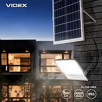 LED прожектор на сонячній батареї автономний Videx 30 W 5000 K VL-FSO-1005, фото 2
