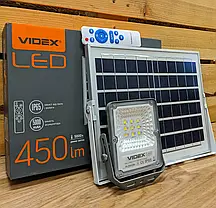 LED прожектор на сонячній батареї автономний Videx 10W 5000K VL-FSO-205, фото 2
