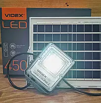 LED прожектор на сонячній батареї автономний Videx 10W 5000K VL-FSO-205, фото 3