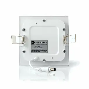 LED Downlight Євросвітло 6W 6400К вбудований квадрат LED-S-120-6 000039173, фото 2